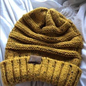 C.C Mustard Yellow Beanie